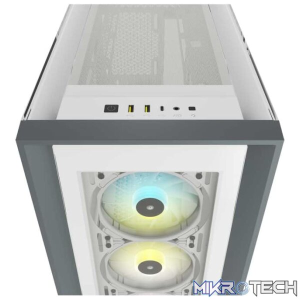 Corsair Obsidian Series 5000X RGB White E-ATX Chassis - Image 6